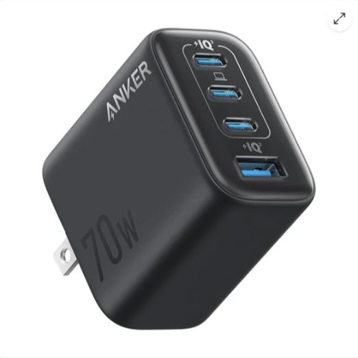 Anker Zolo 70W・4ポート充電器の公式画像